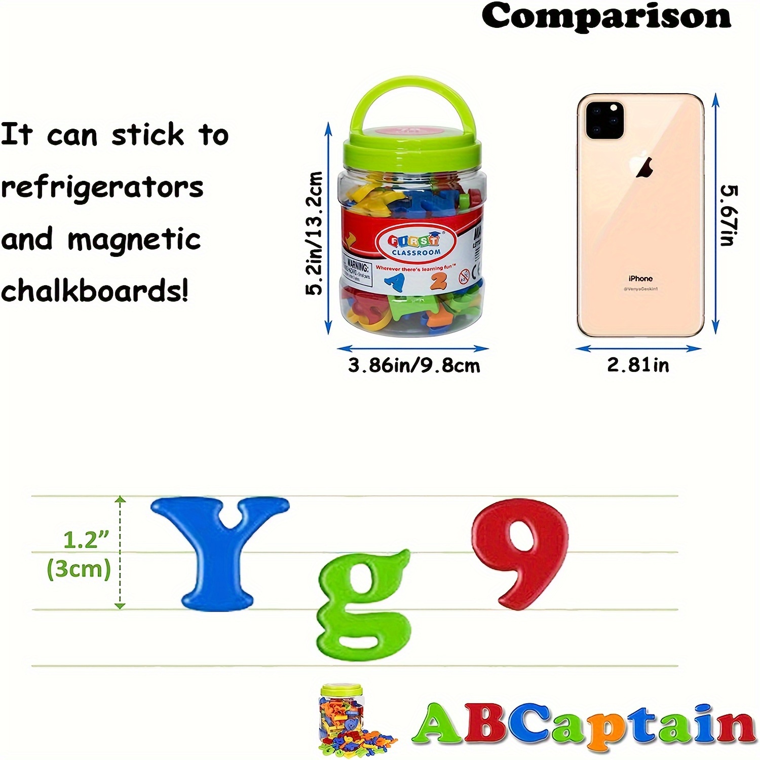 78-delige magnetische letters  - Kids Education Number recensie en prijs
