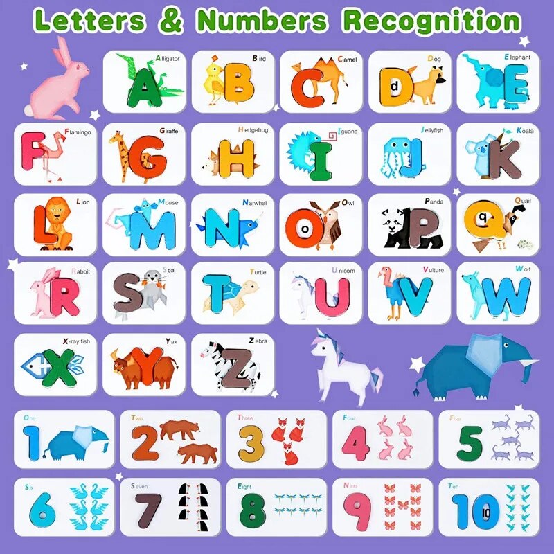Montessori Alfabet Nummers Fla - Kids Education Number recensie en prijs