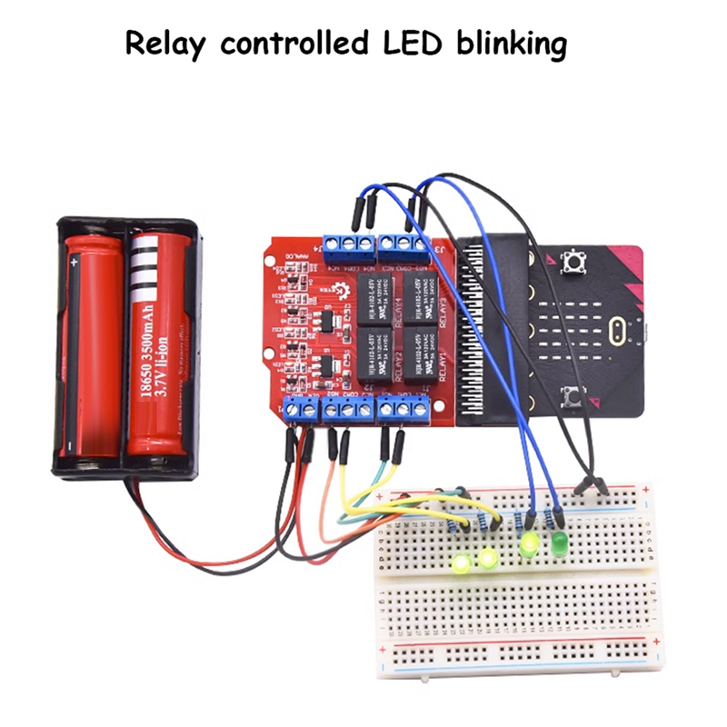 Microbit 4-kanaals relaismodul - Kids Education Channel recensie en prijs