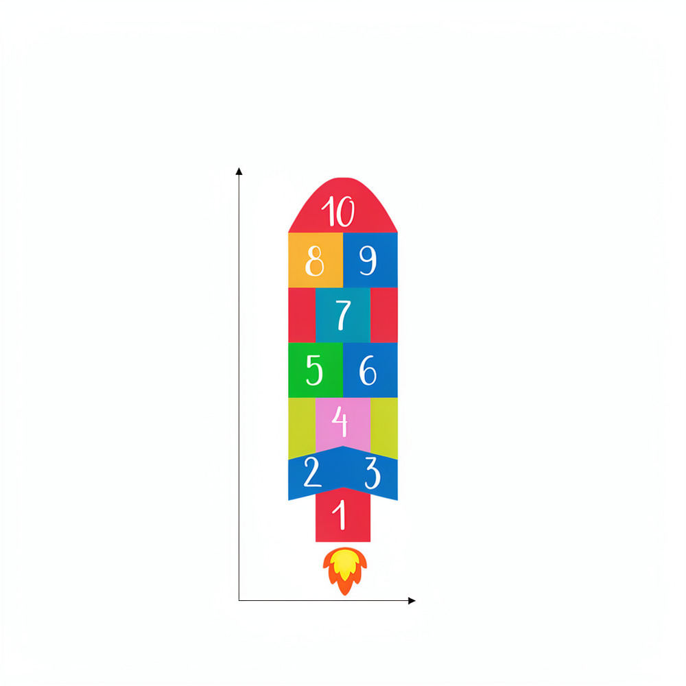 Educatieve raket-hopschop-muur - Kids Education Number recensie en prijs