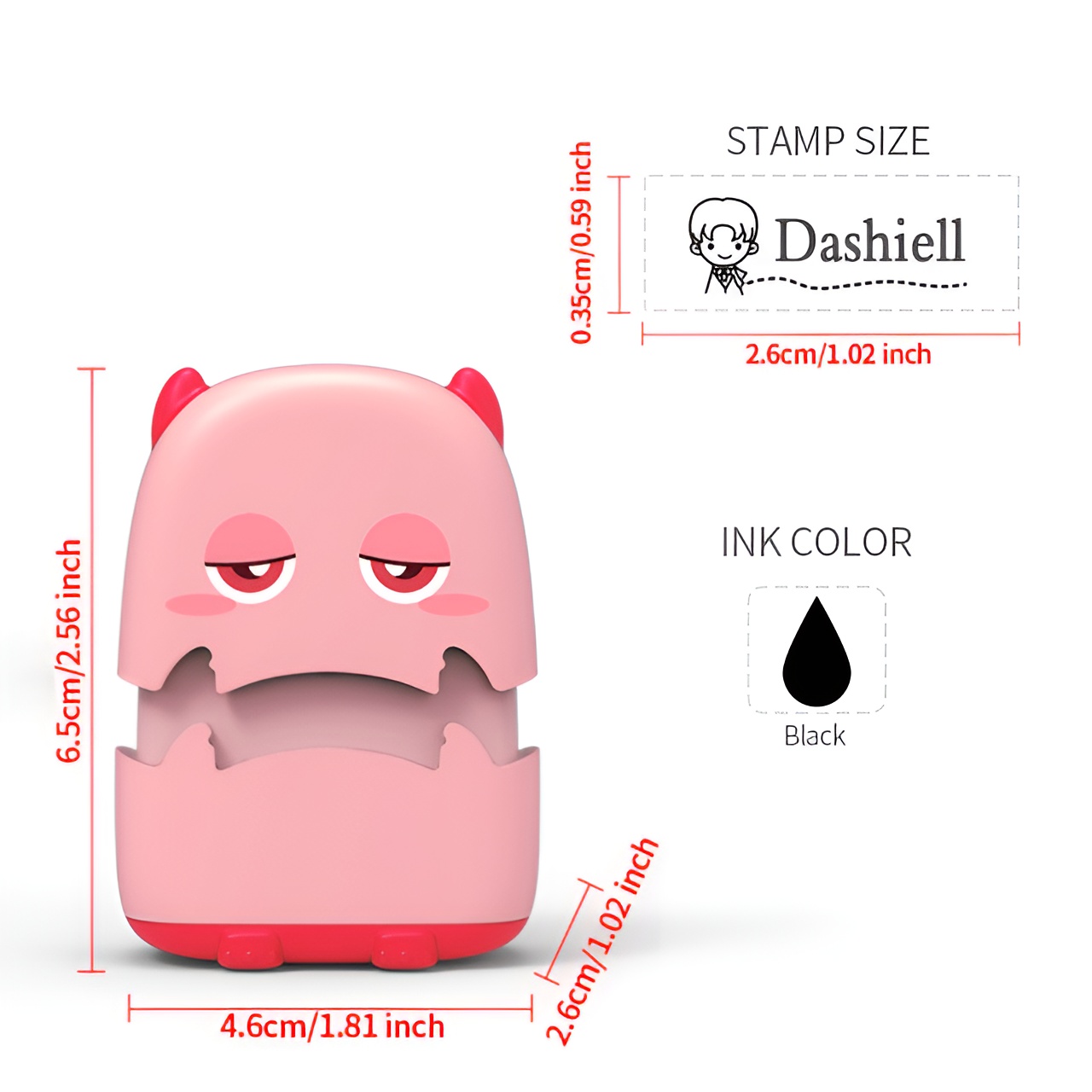 Aangepaste naamstempel voor ki - Kids Education Name recensie en prijs